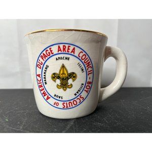 vintage Boy Scouts Of America 1960s mug dupage county illinois
